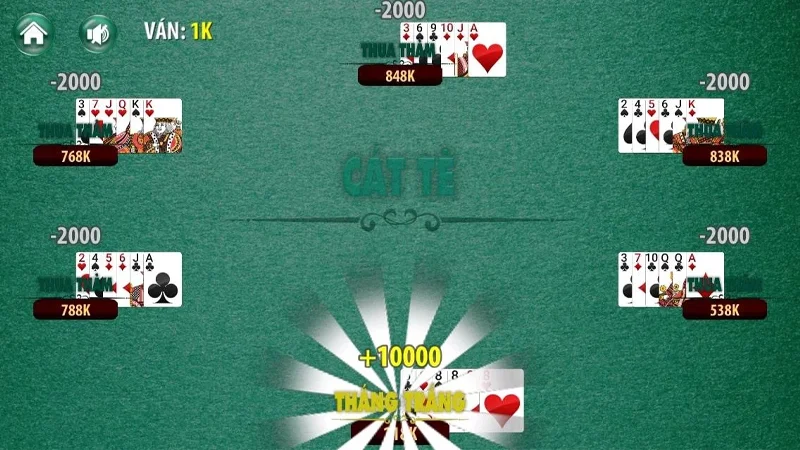 Anh em cần nắm vững luật chơi catte để thắng lớn