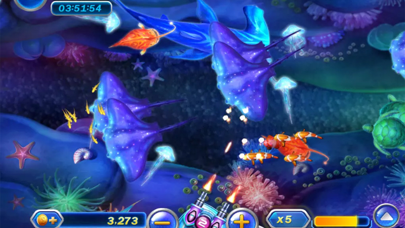 Chơi bắn cá đơn giản khi lựa chọn đúng góc ngắm. 